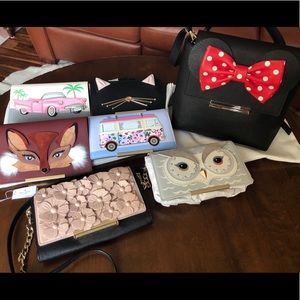 Kate Spade-Make it Mine backpack, purse & covers